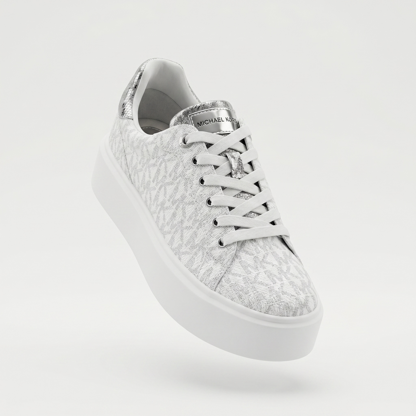 Tenis Michael Kors Romey blancos monogram