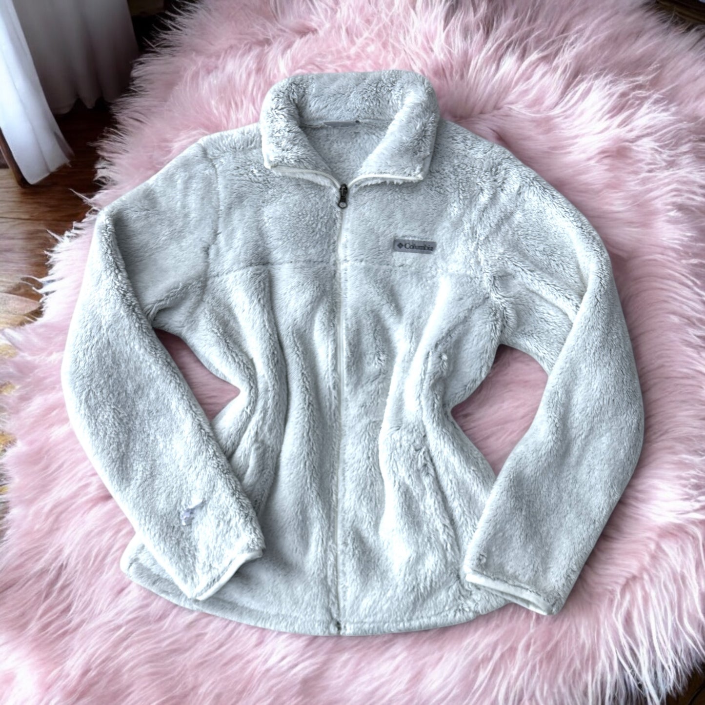 Sudadera Columbia gris afelpada