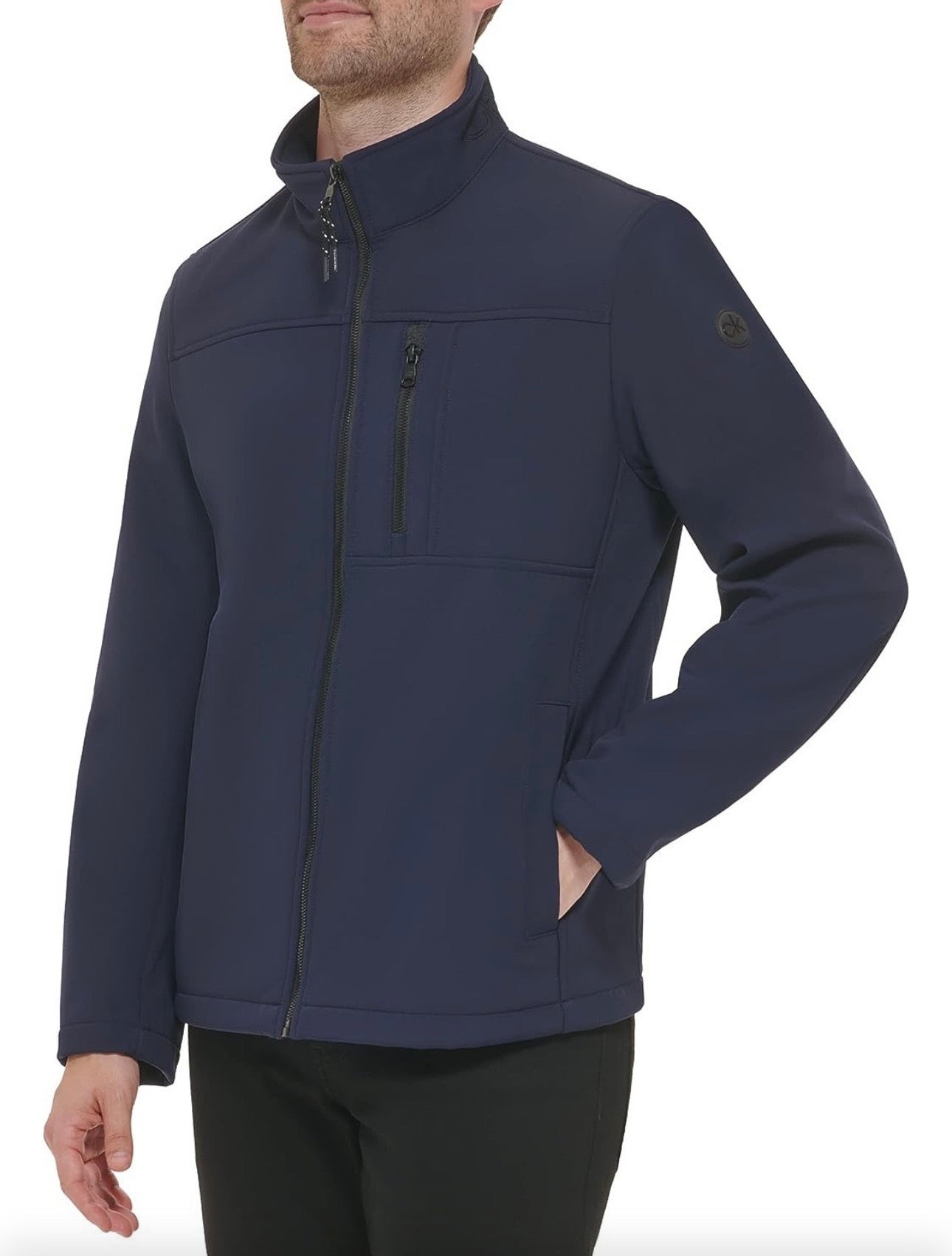 Chamarra Calvin k azul marino para caballero