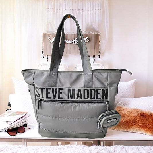 Tote Steve M Gris/negro