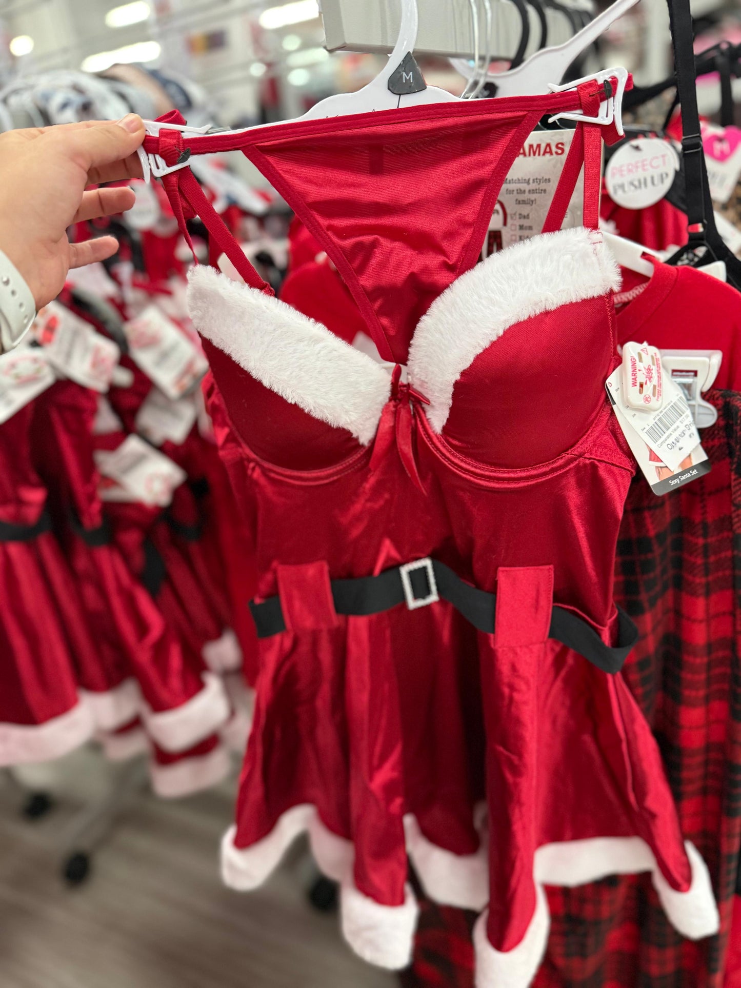 Baby Doll Santa Claus rojo 🎄✨ Navidad .