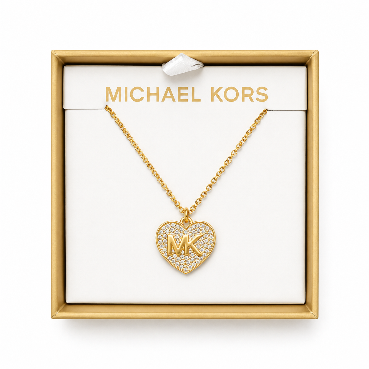 Collar Michael k dije de corazón se abre