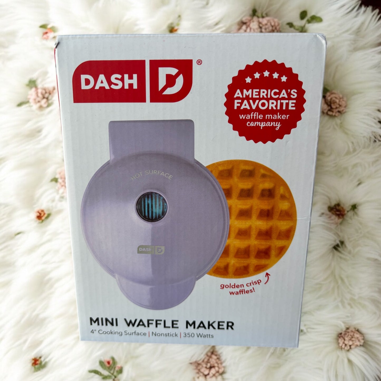 Mini Wafflera Dash lila