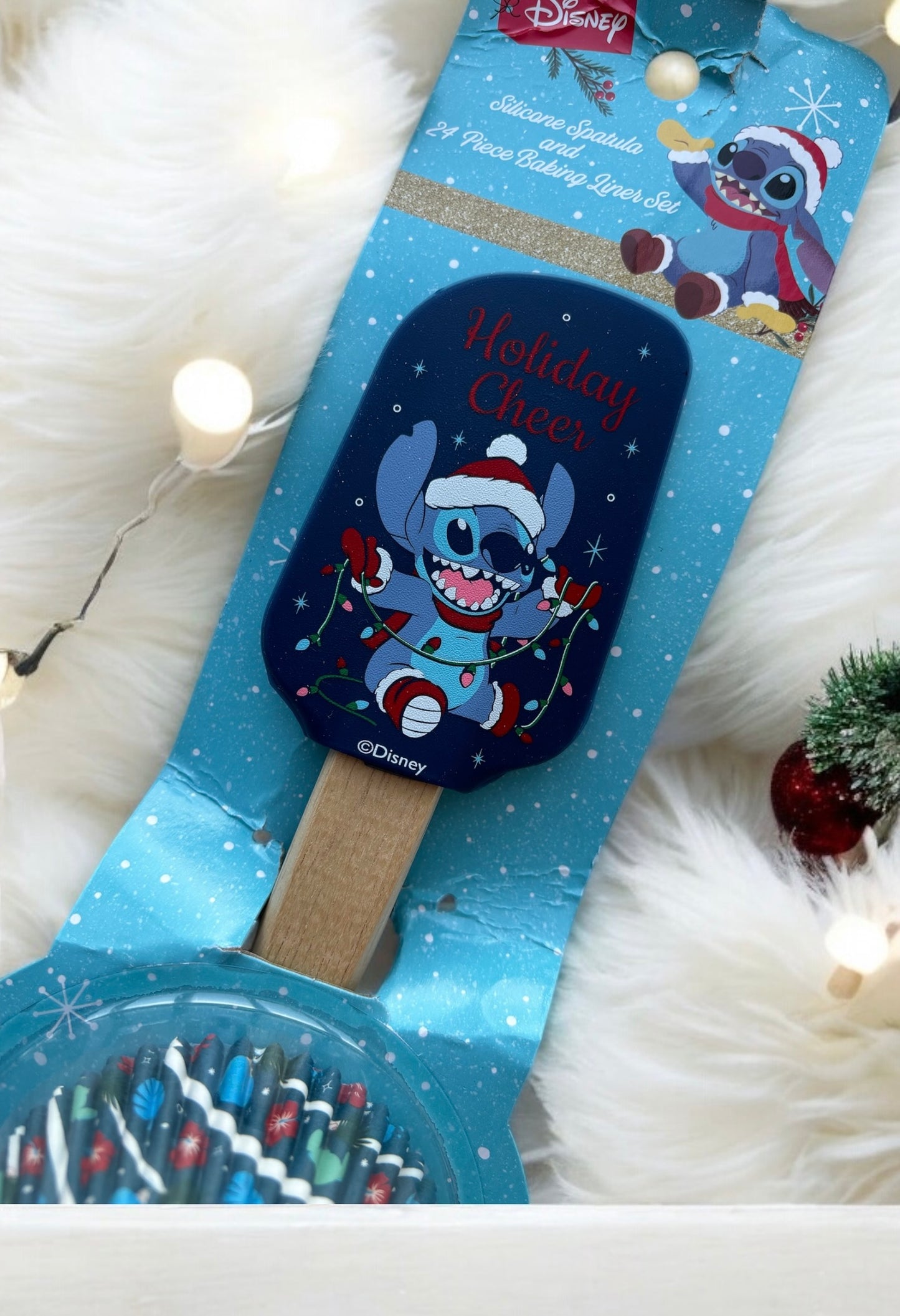 Espátula y moldes para hornear de Disney Stitch