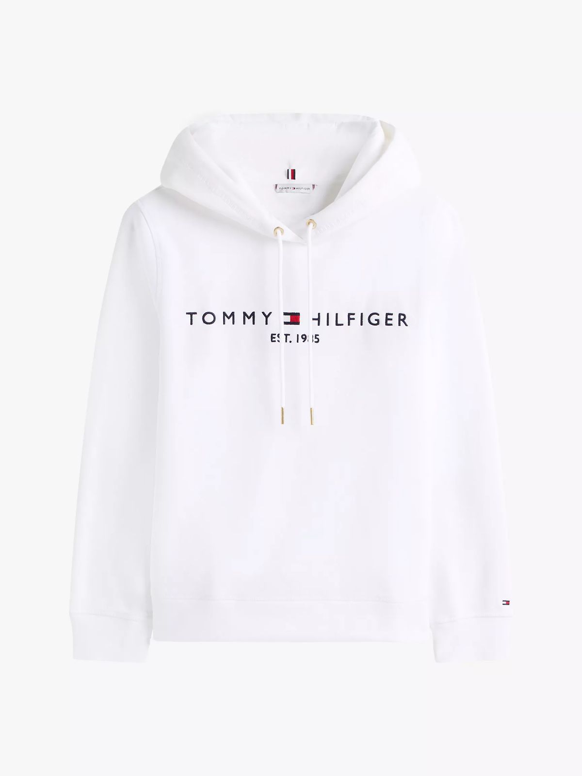 Conjunto Tommy H blanca letras azul bordadas