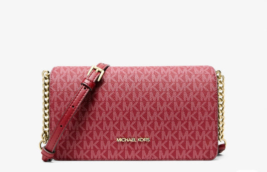 Crossbody Michael K cereza con monogram