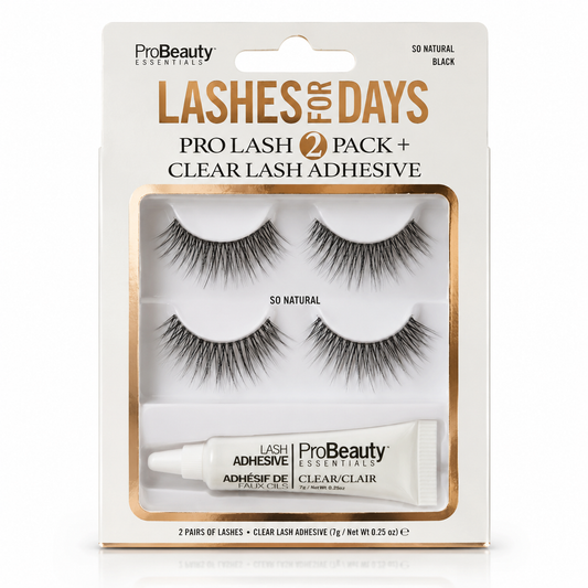 Set pestañas postizas con adhesivo