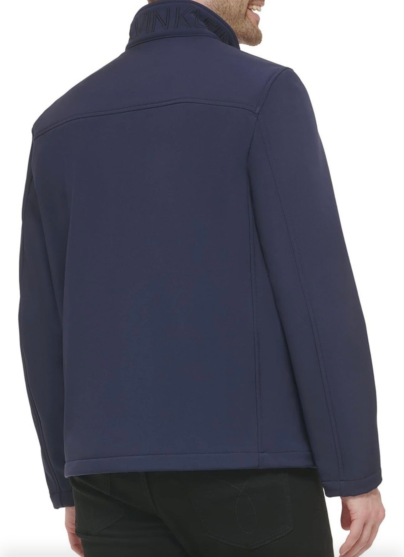 Chamarra Calvin k azul marino para caballero