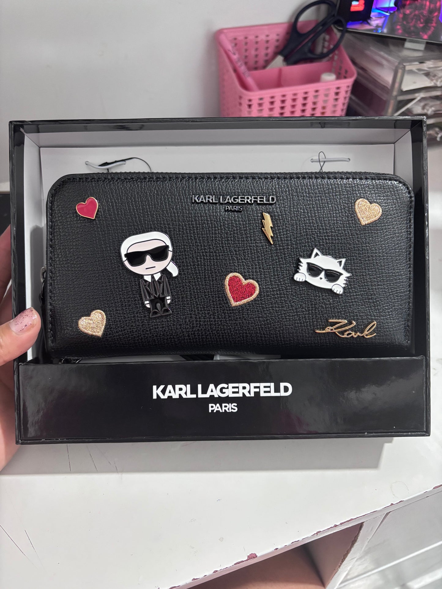 Cartera Karl Lagerfeld negra