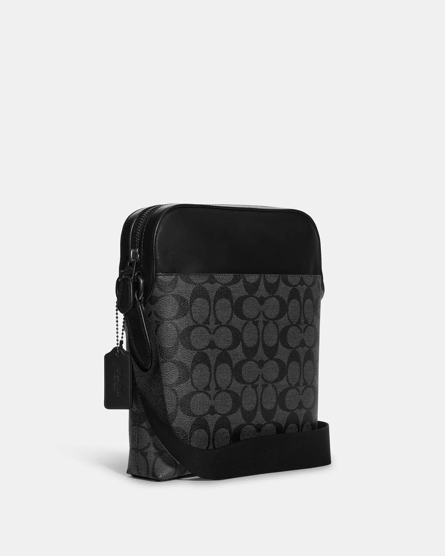 Mariconera coach gris/negro
