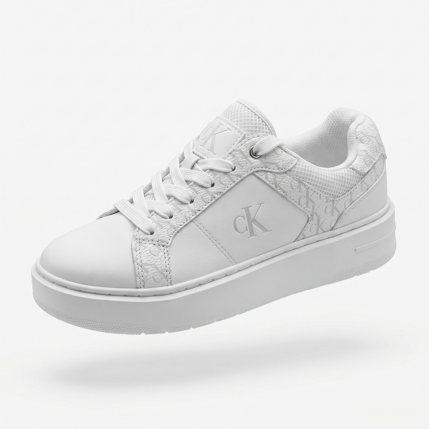 Tenis Calvin K white monogram