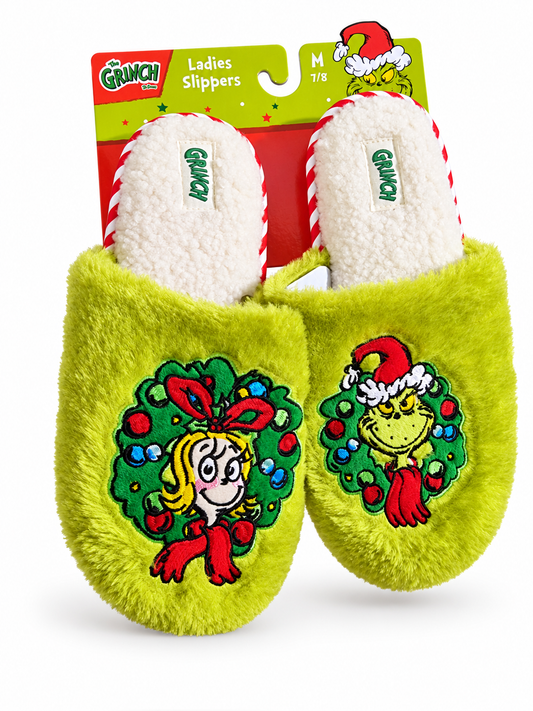 Pantuflas the Grinch para mujer