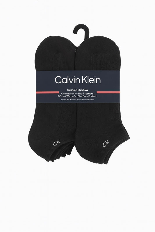 Tines Calvin k negros con letras en blanco 6 pares