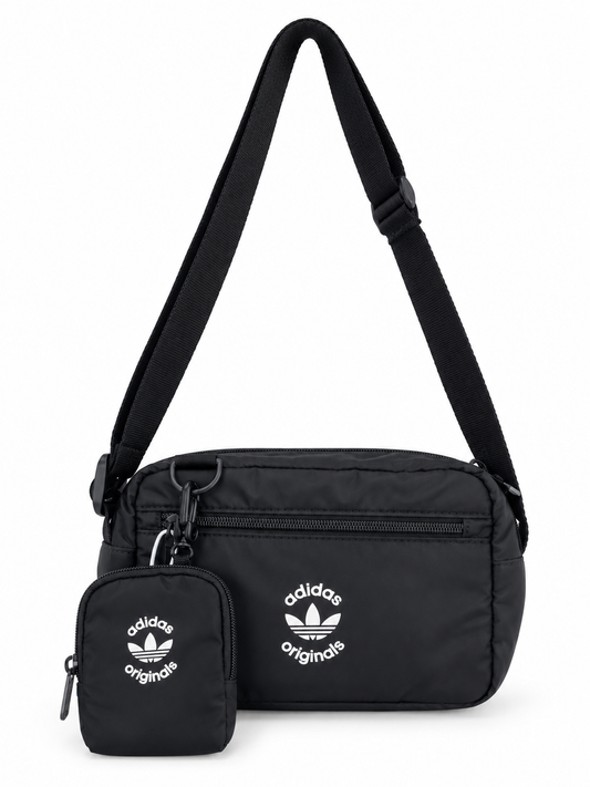 Crossbody negra Adidas con monedero