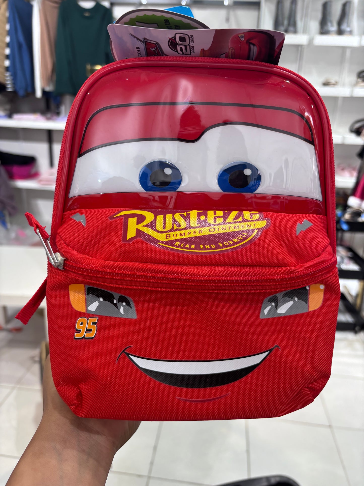 Lonchera Cars roja