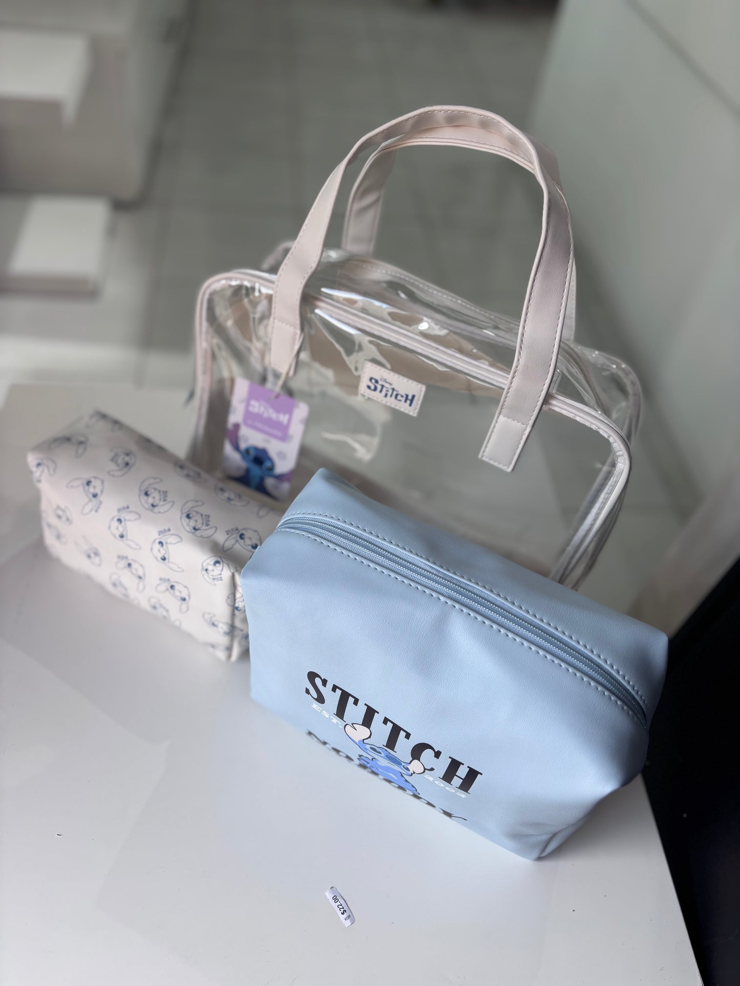 Cosmetiqueras Primark Disney de Stitch 3 pz