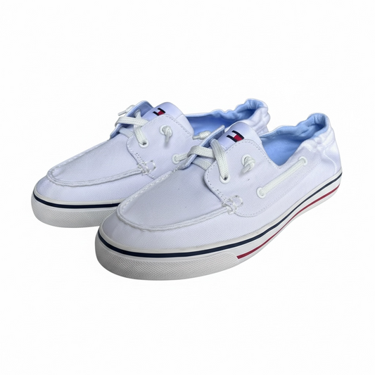 Mocasines Tommy H blancos
