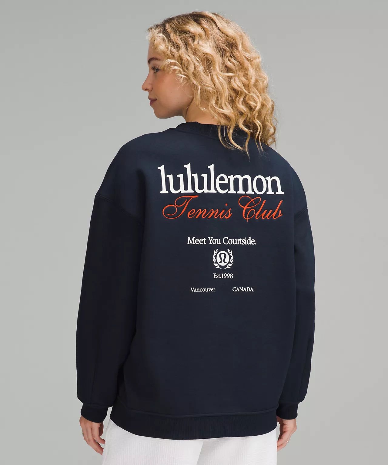 Sudadera Lululemon azul Heavyweight Fleece Pullover Graphic