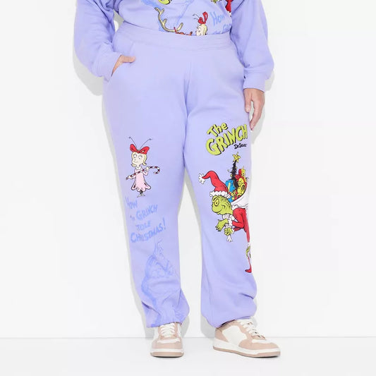 Pants The Grinch morado