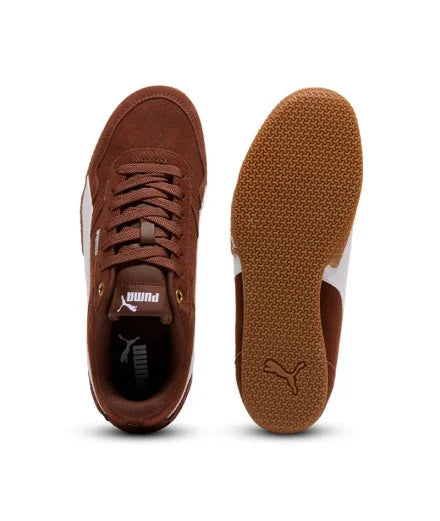Tenis Puma cafés de gamuza