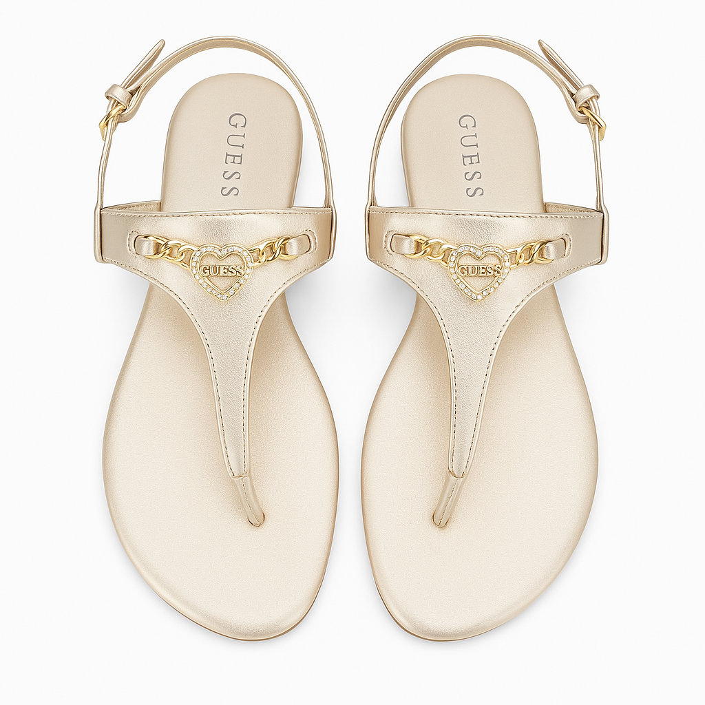 Sandalias Guess doradas