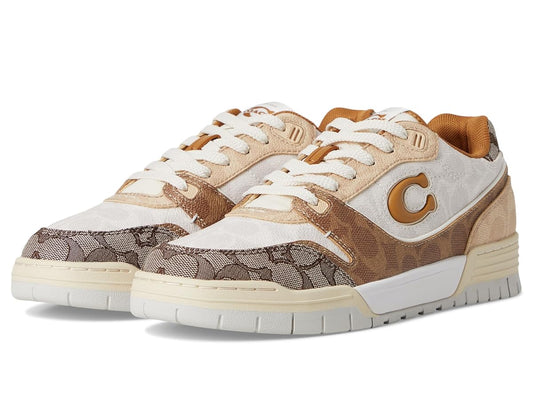 Tenis Coach camel beige canvas