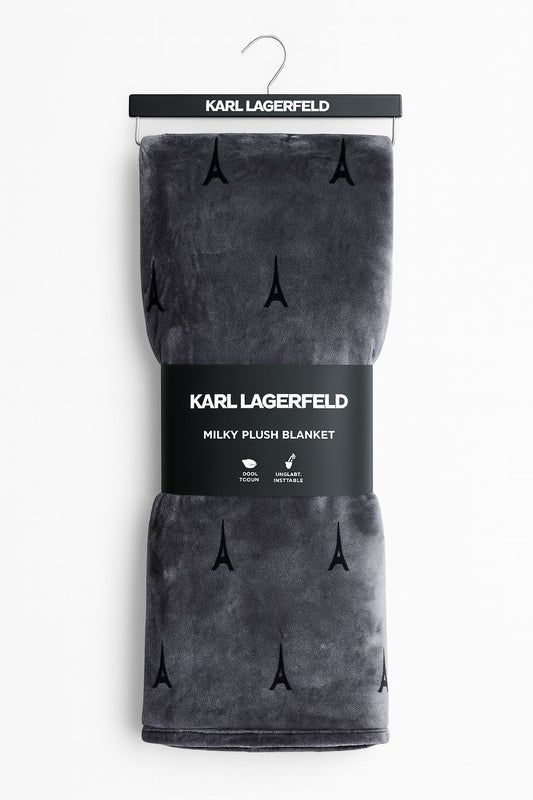 Cobertor Karl L gris King zise