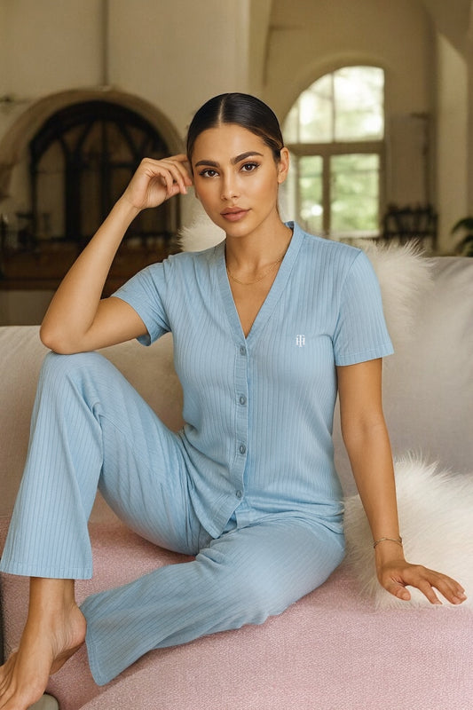 Pijama Tommy H azul claro
