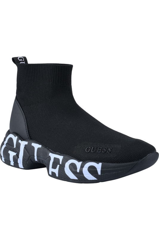 Botas Guess negras con letras blanca