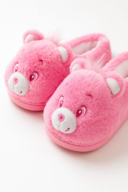 Pantuflas Care Bears rosa de osito