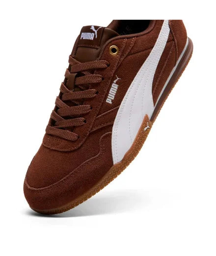 Tenis Puma cafés de gamuza