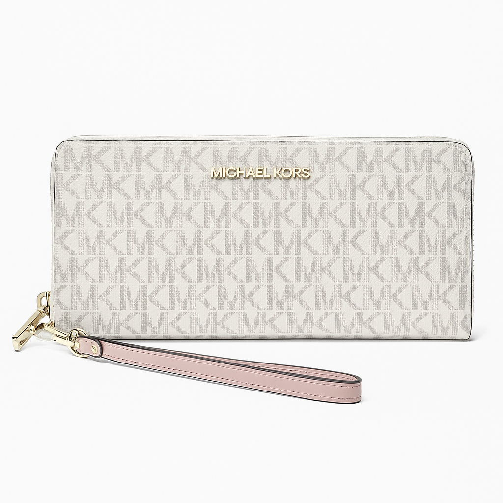 Cartera Michael K rosa/vanilla jet set Travel continental grande