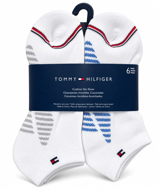 Calcetas Tommy H blancas con líneas