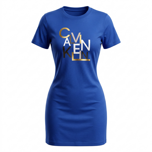 Vestido Calvin k azul