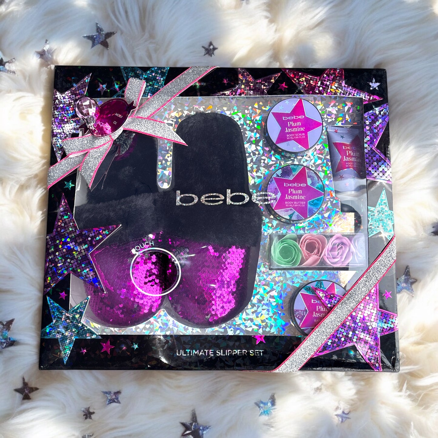 Set Bebe pantuflas y bodys