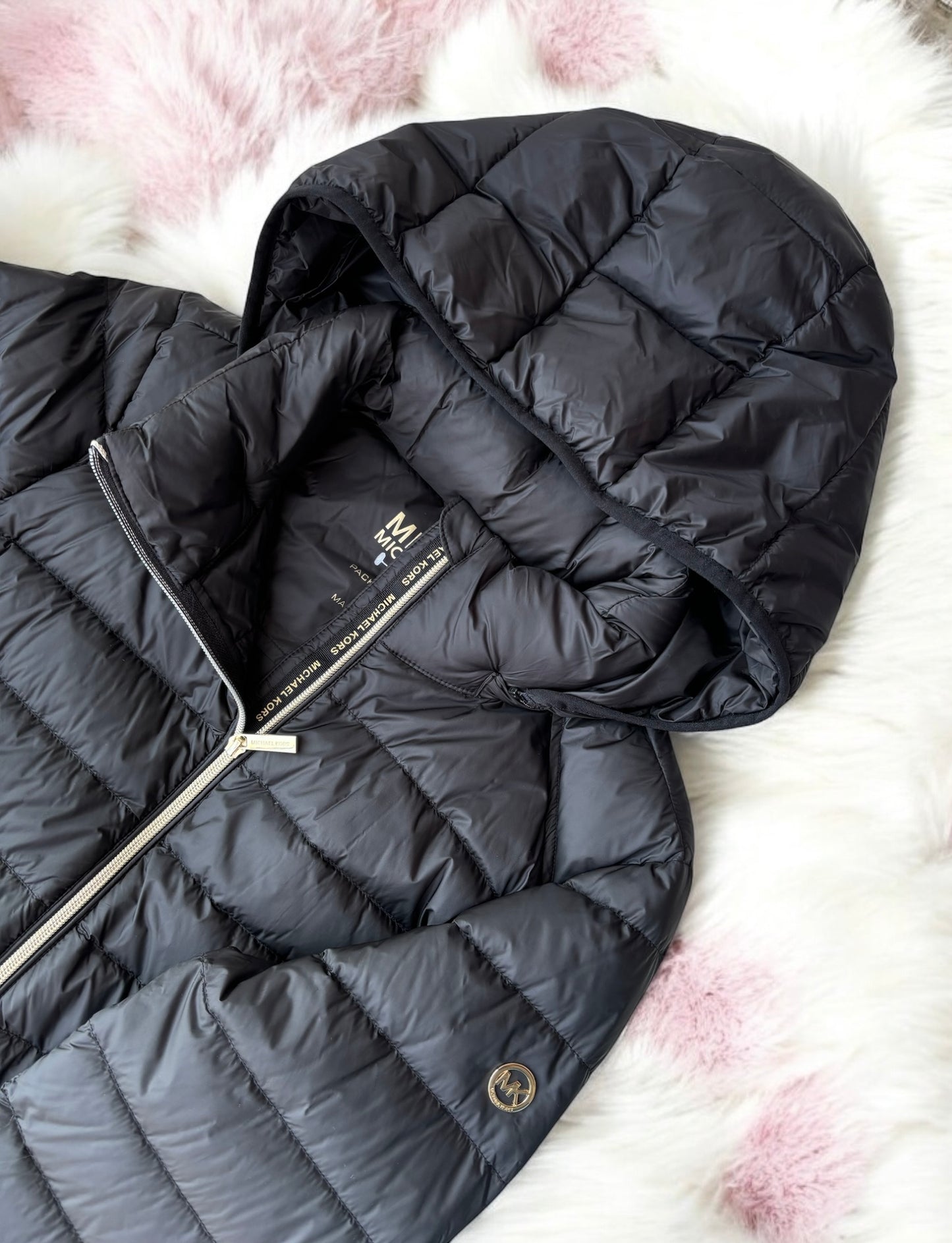 Jacket Mk Chamarra Chamarra Mk Negra Chaqueta Ligera Chaqueta