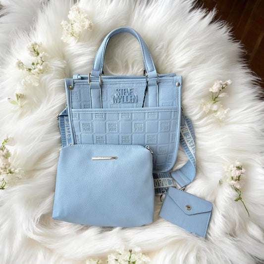 Tote steve m 3 en 1 azul cielo