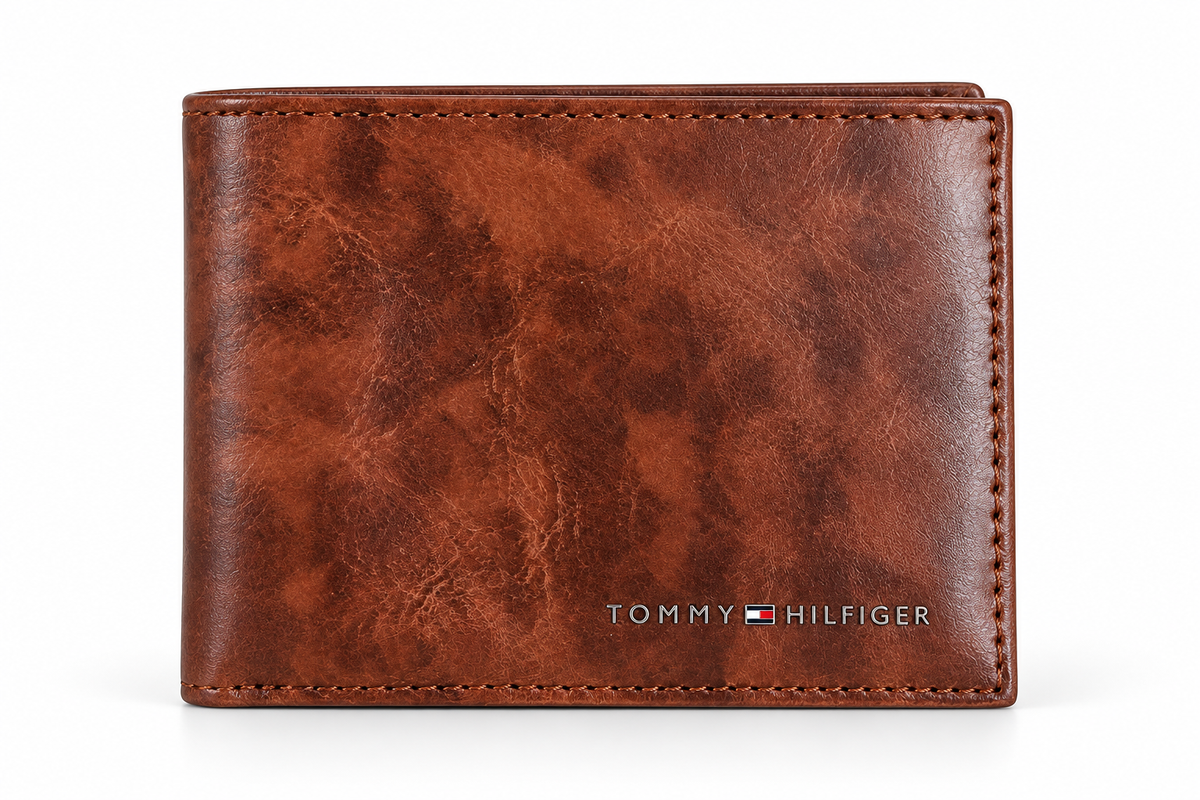 Cartera Tommy H camel caballero