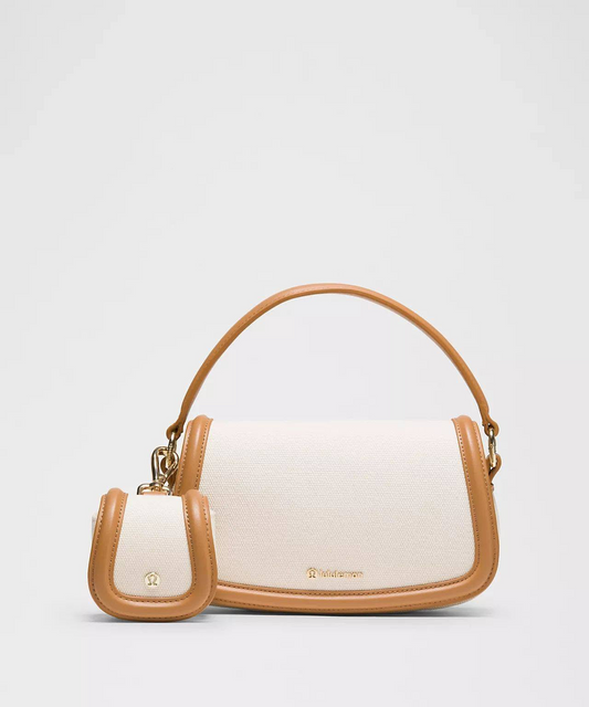 Crossbody Lululemon beige con café