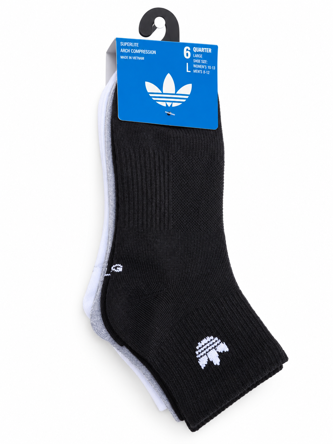 Calcetines Adidas blanco y negro