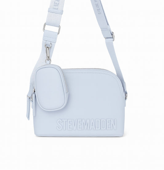 Crossbody Steve M azul claro con monedero