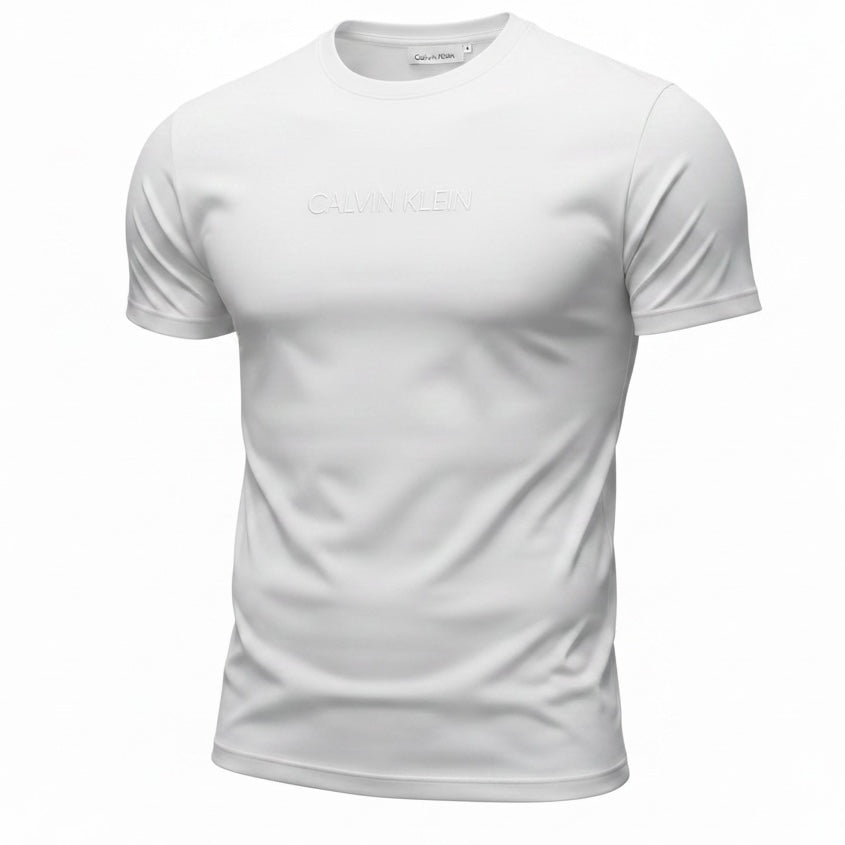 Playera Calvin k con letras blancas