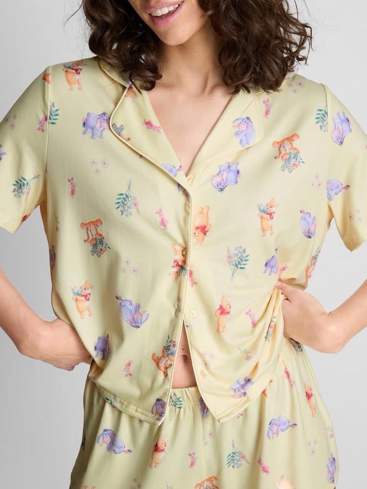 Pijama Disney Winnie the Pooh amarilla
