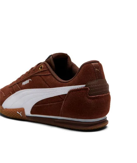 Tenis Puma cafés de gamuza