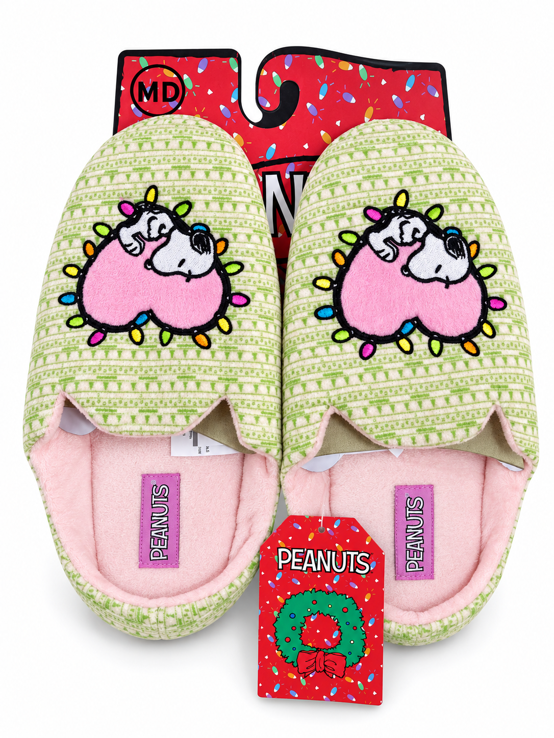 Pantuflas snoopy corazón