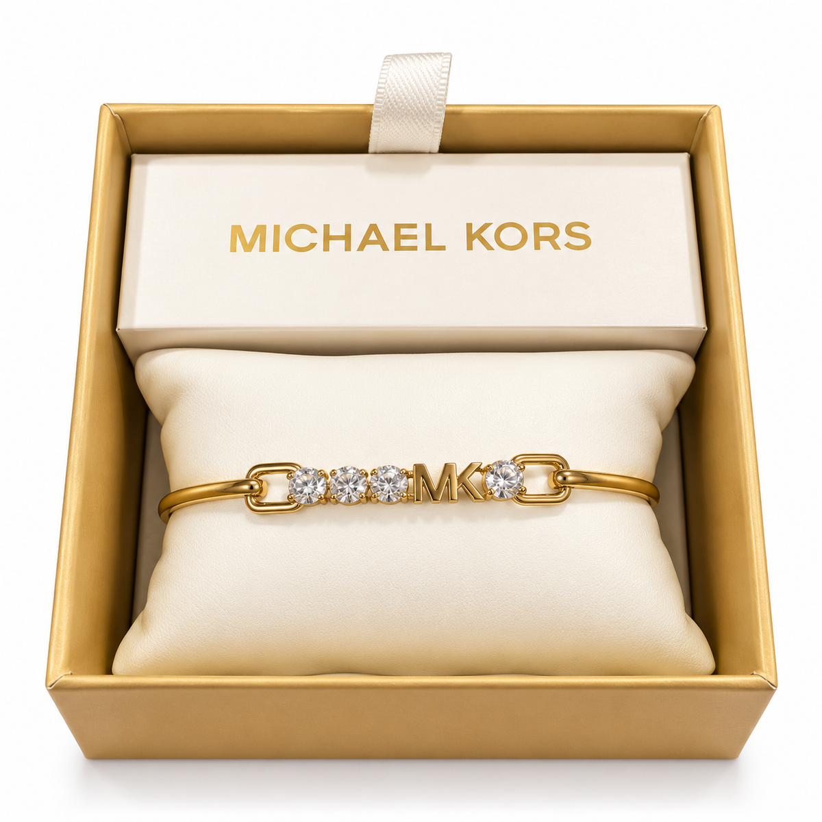 Brazalete Michael k cristales y Mk