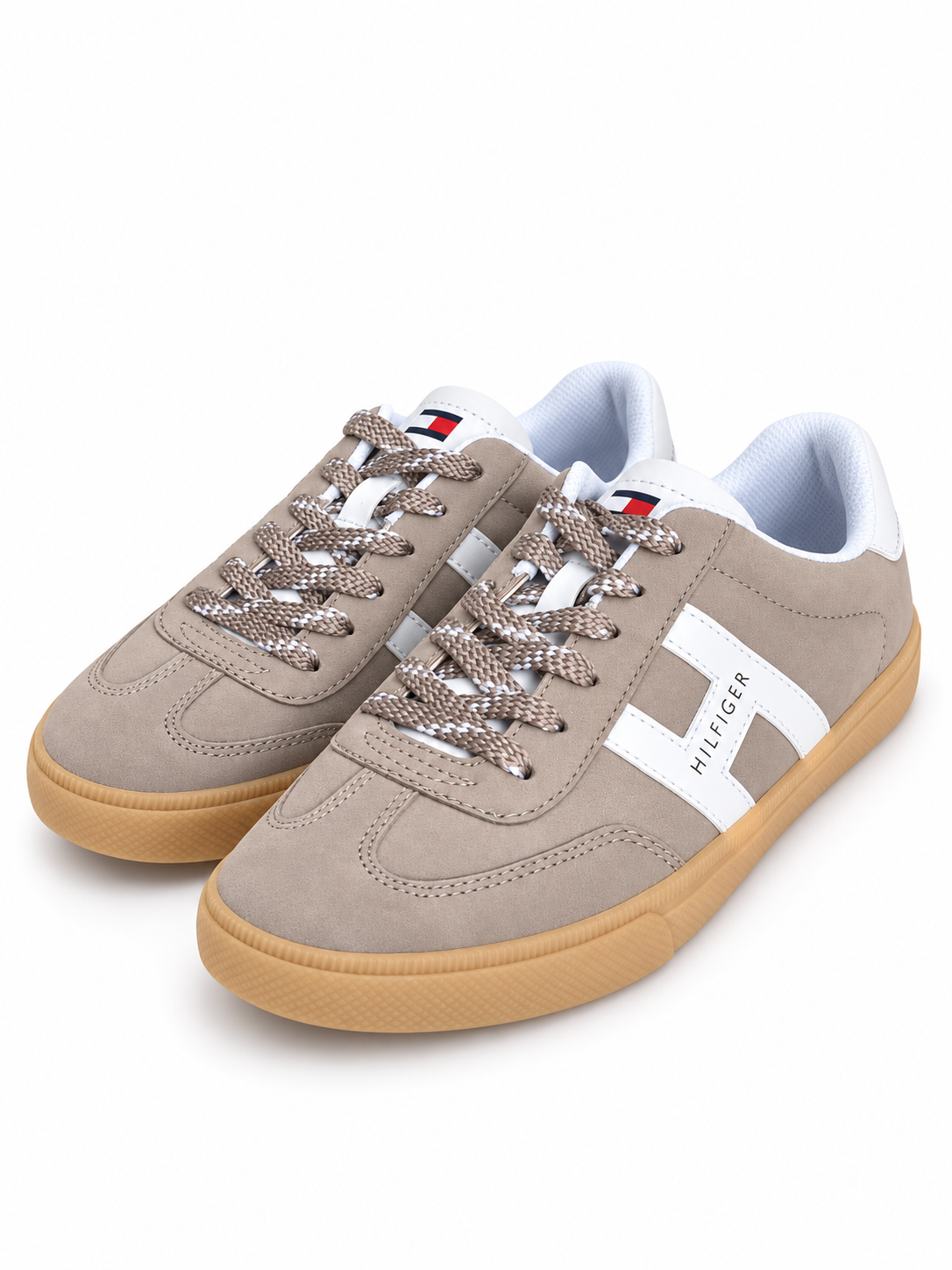 Tenis Tommy H café claro H tipo samba