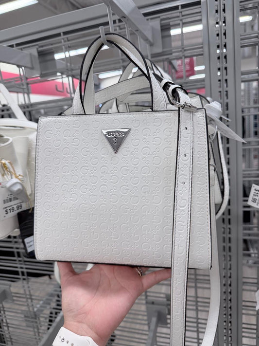 Tote Guess blanca chica