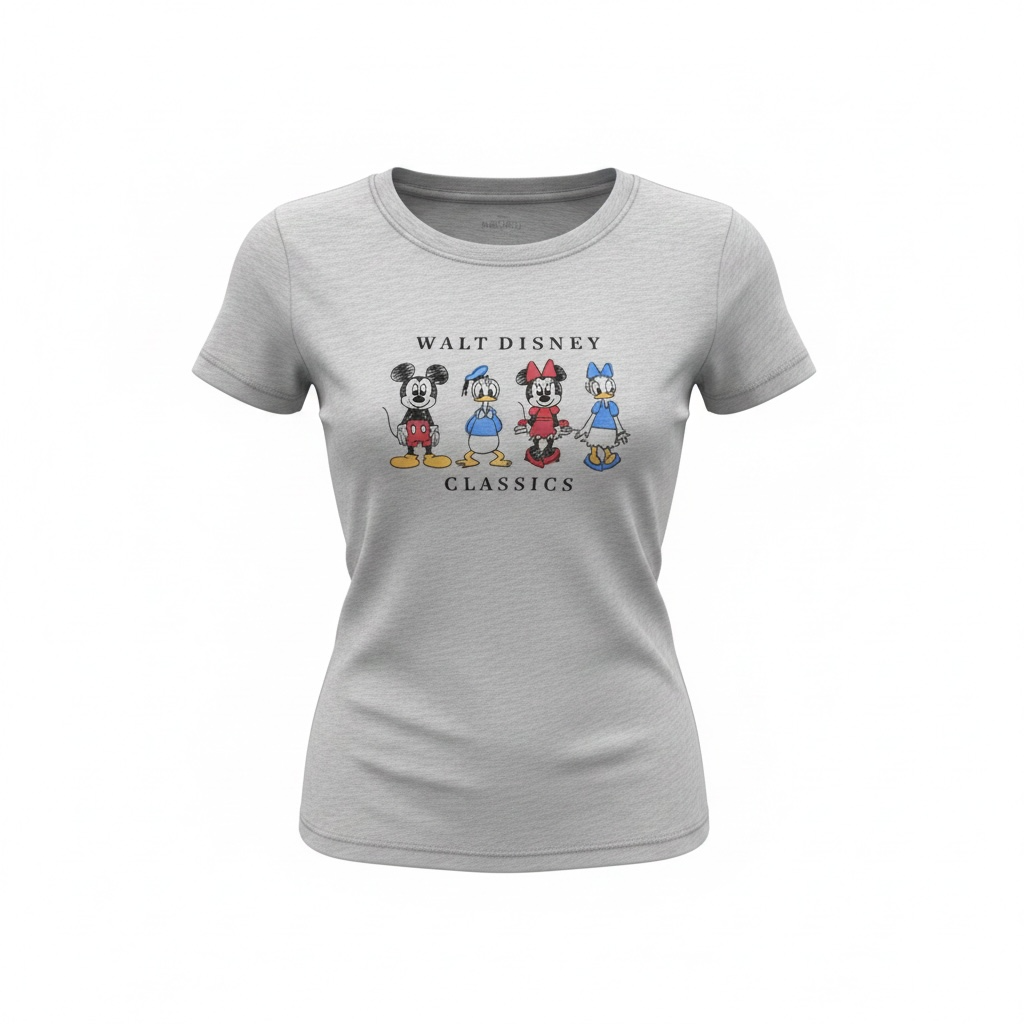 Playera Primark Disney gris