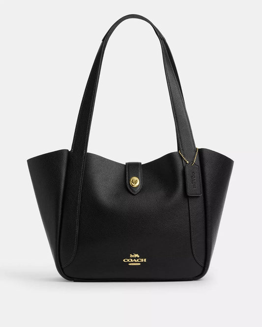 Tote Coach negra Hadley Turnlock Tote Bag